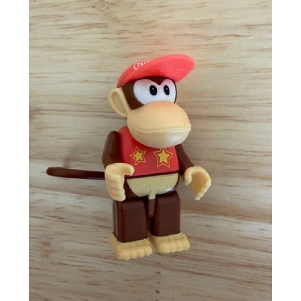 K'NEX Nintendo Super Mario Replacement Diddy Kong 1.75" Mini Figure #8